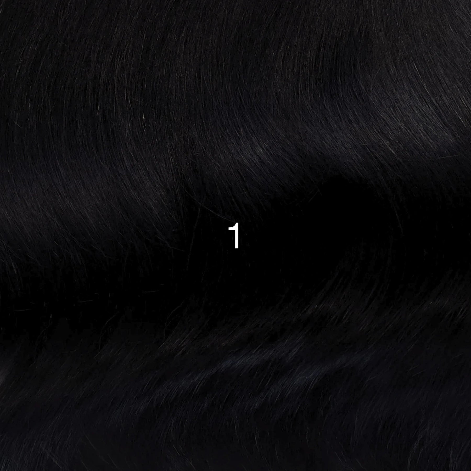 1 Jet Black / 20" - 1 Piece 90cm - 50g