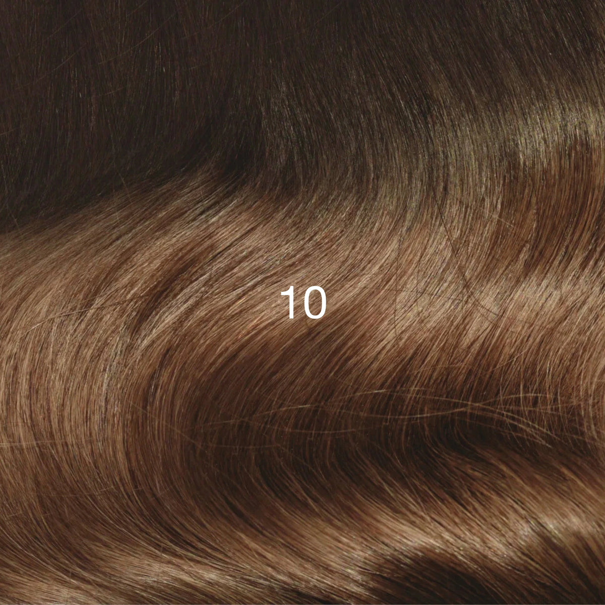 10 Rooted Light Brunette / 18" - 20 pieces - 0.9g/strand