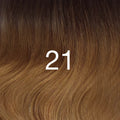 21 Dark Rooted Golden Blonde Balayage