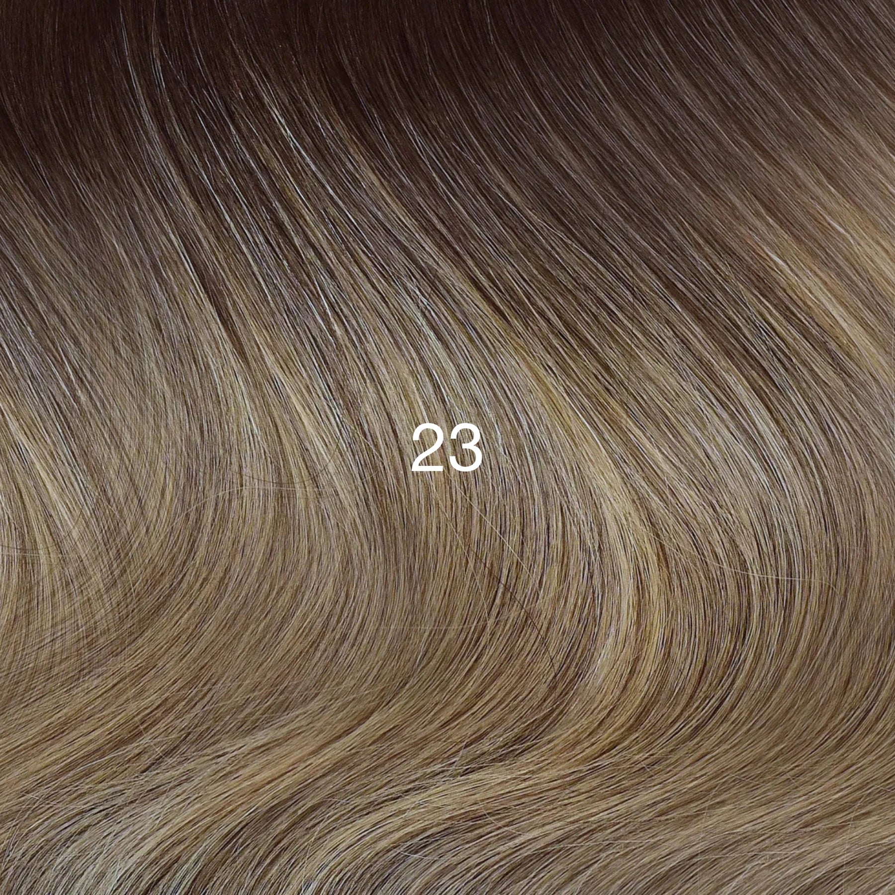 23 Rooted Cool Dimensional Balayage / 18" - 20 pieces - 0.9g/strand