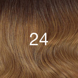 24 Rooted Neutral Medium Brunette Blonde Balayage