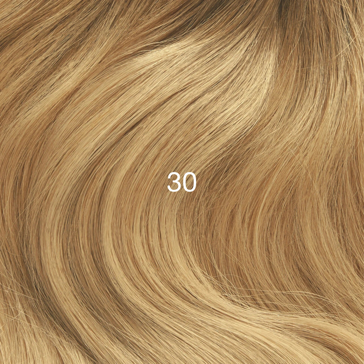 30 Rooted Golden Blonde / 20" - 1 Piece 90cm - 50g