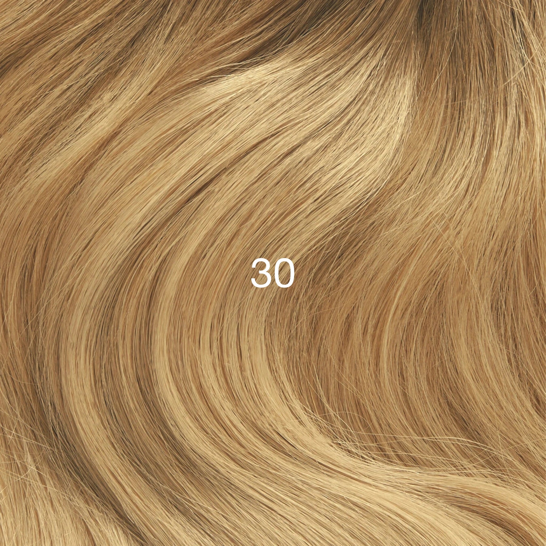 30 Rooted Golden Blonde / 20" - 1 Piece 90cm - 50g