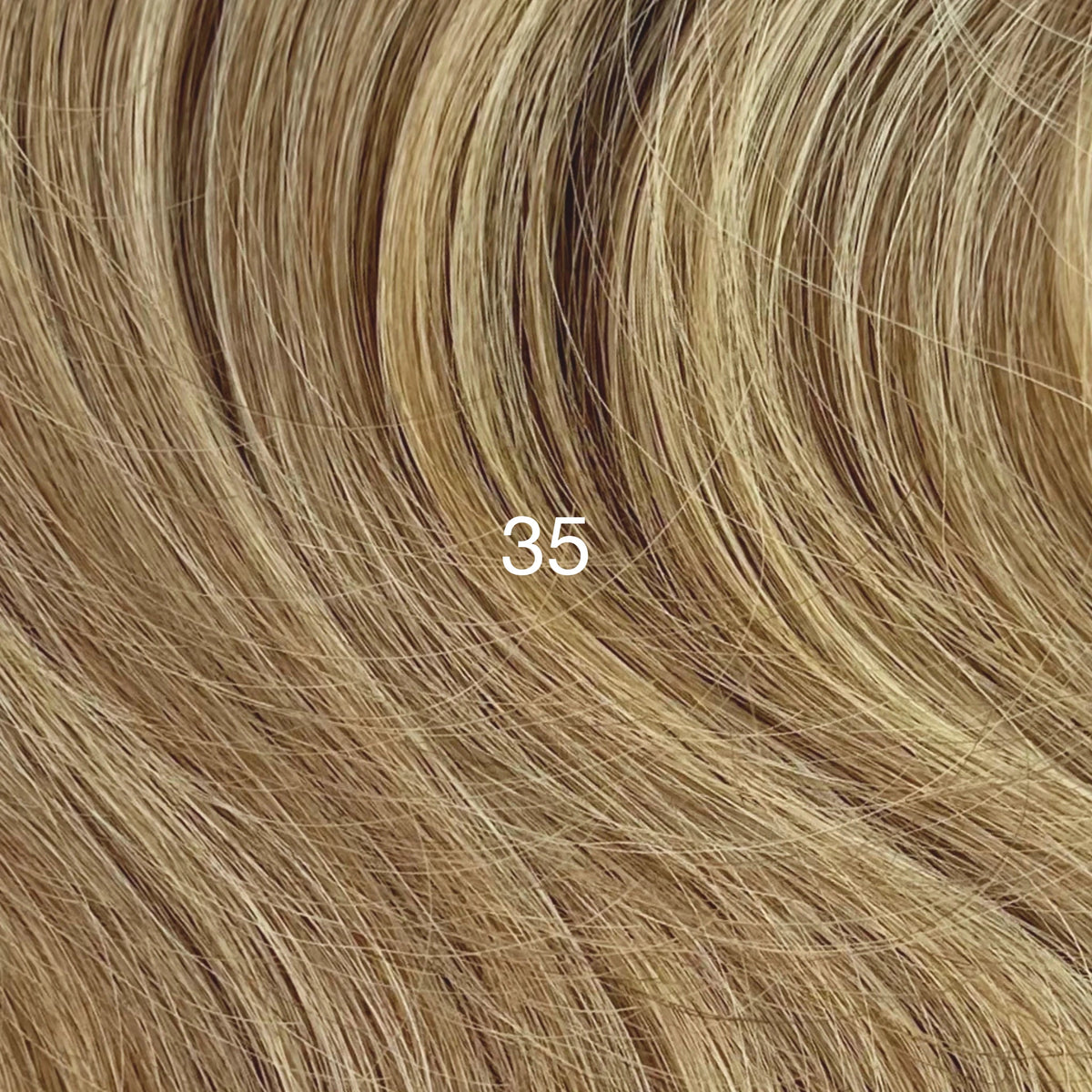 35 Rooted Lowlighted Blonde / 18" - 12 pieces - 25g