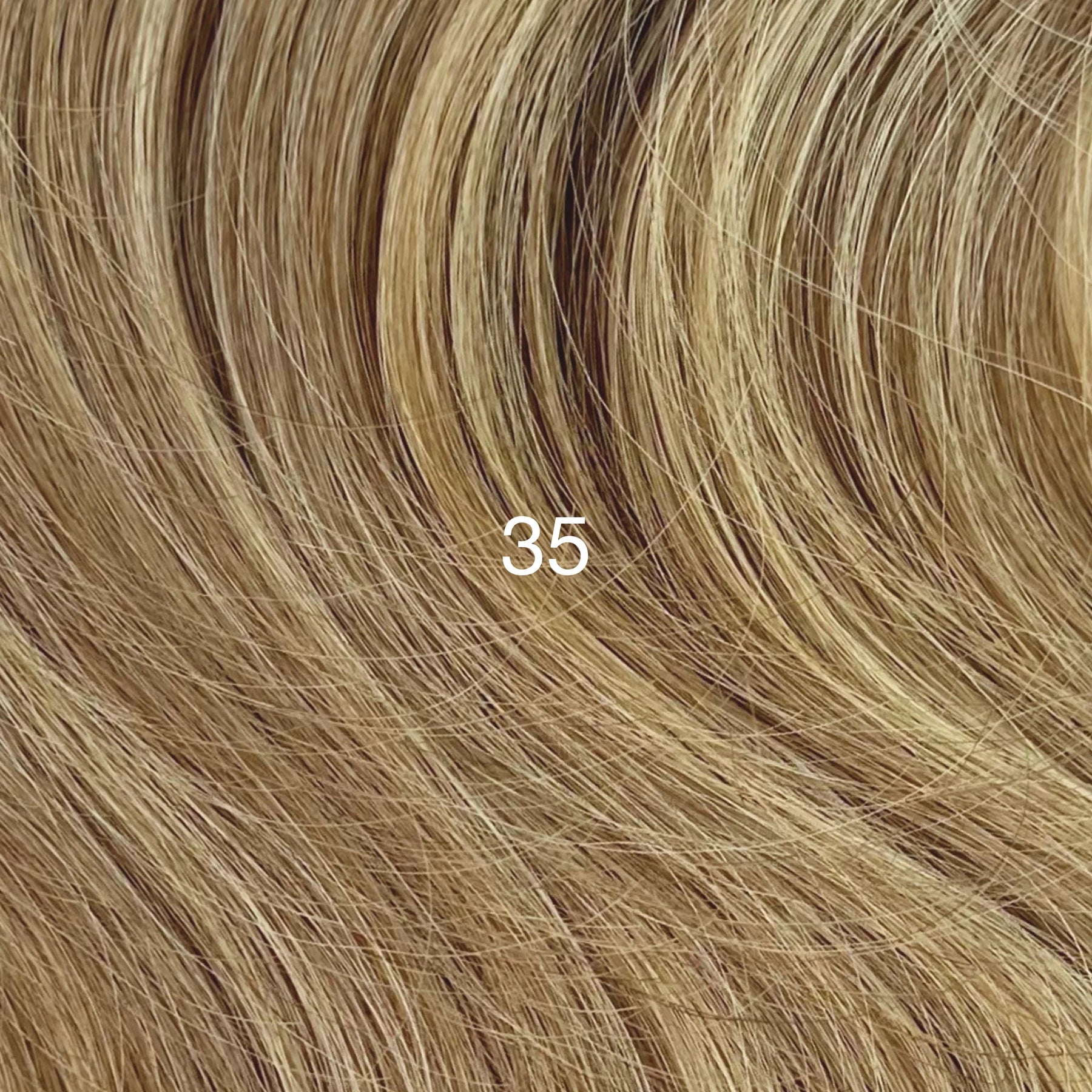 35 Rooted Lowlighted Blonde / 18" - 12 pieces - 25g