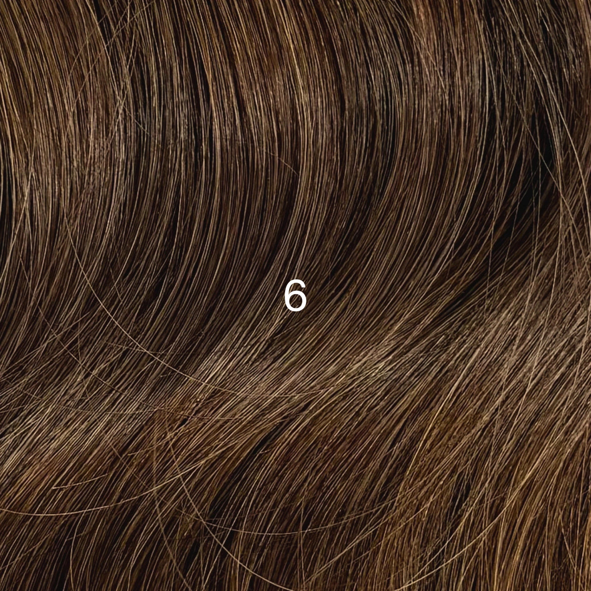 6 Cool Medium Brunette / 20" - 1 Piece 90cm - 50g