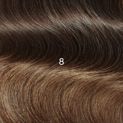 8 Rooted Brunette (highlights) / 18" - 12 pieces - 25g