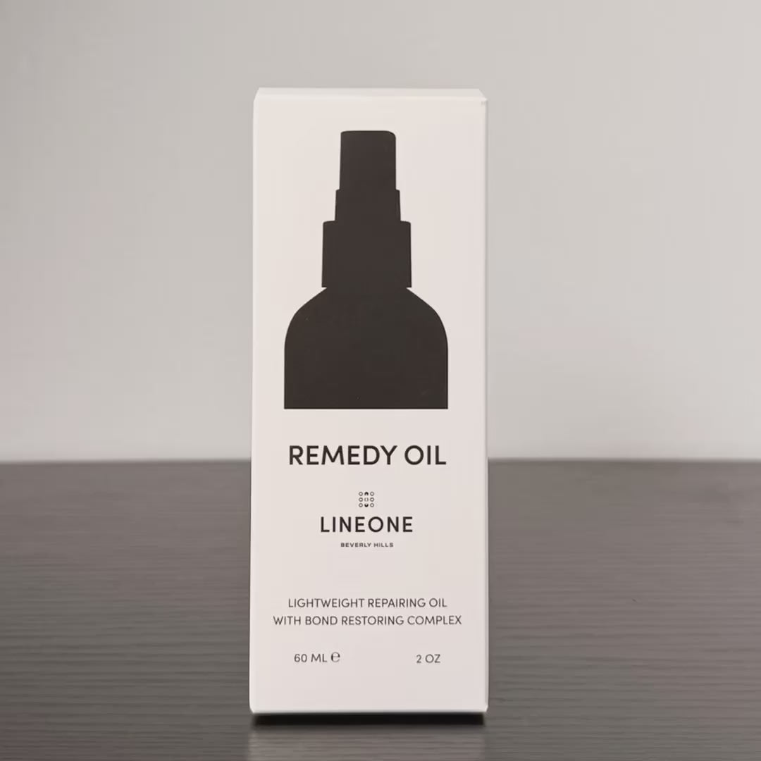 LINEONE Hair Remedy Oil box 360 view