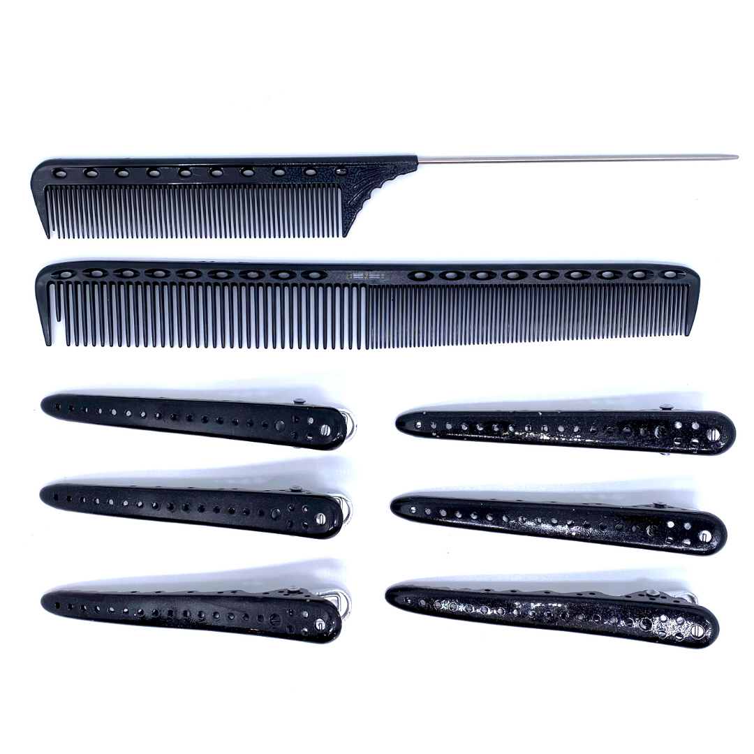 Combs + Clips Set